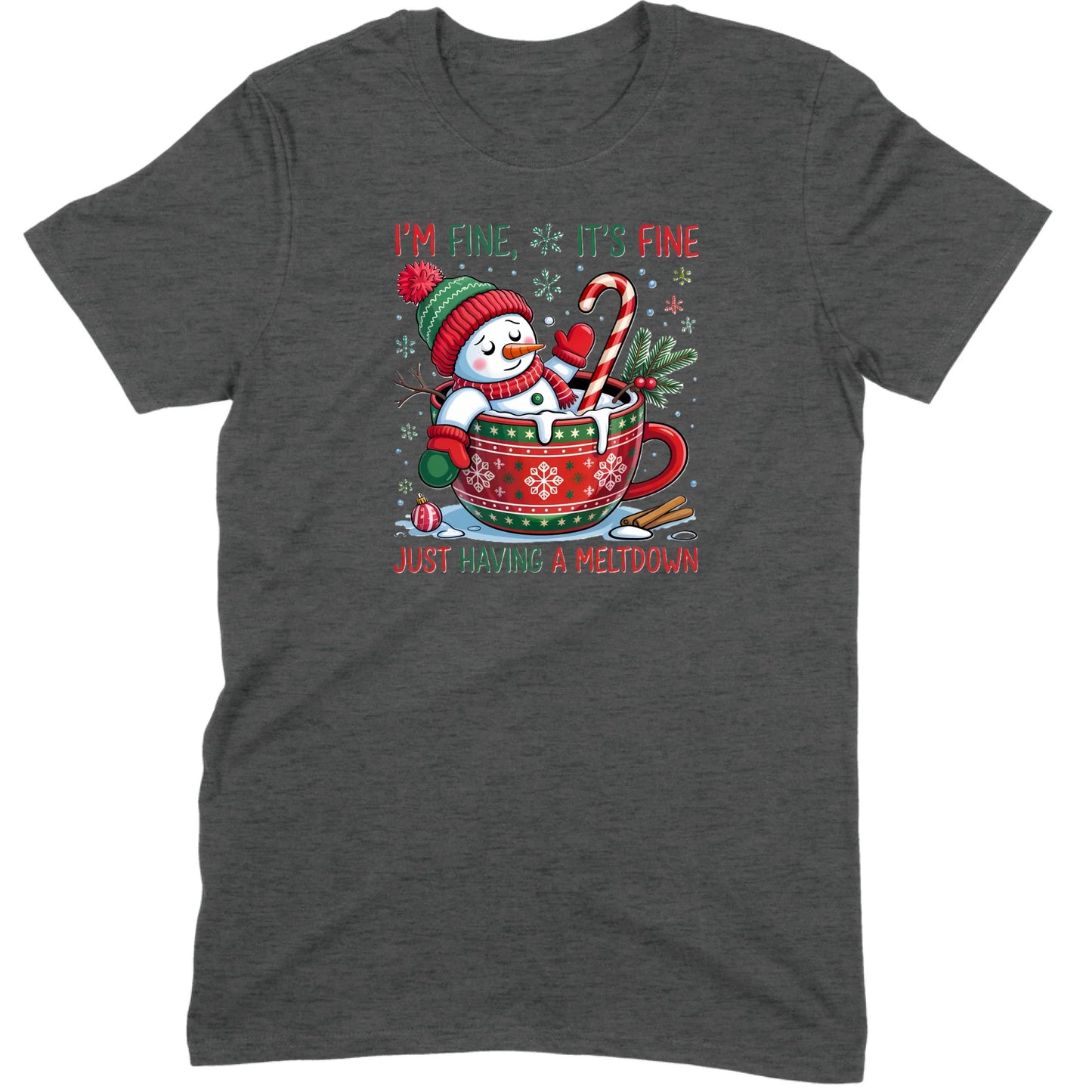 Snowman Meltdown Tee