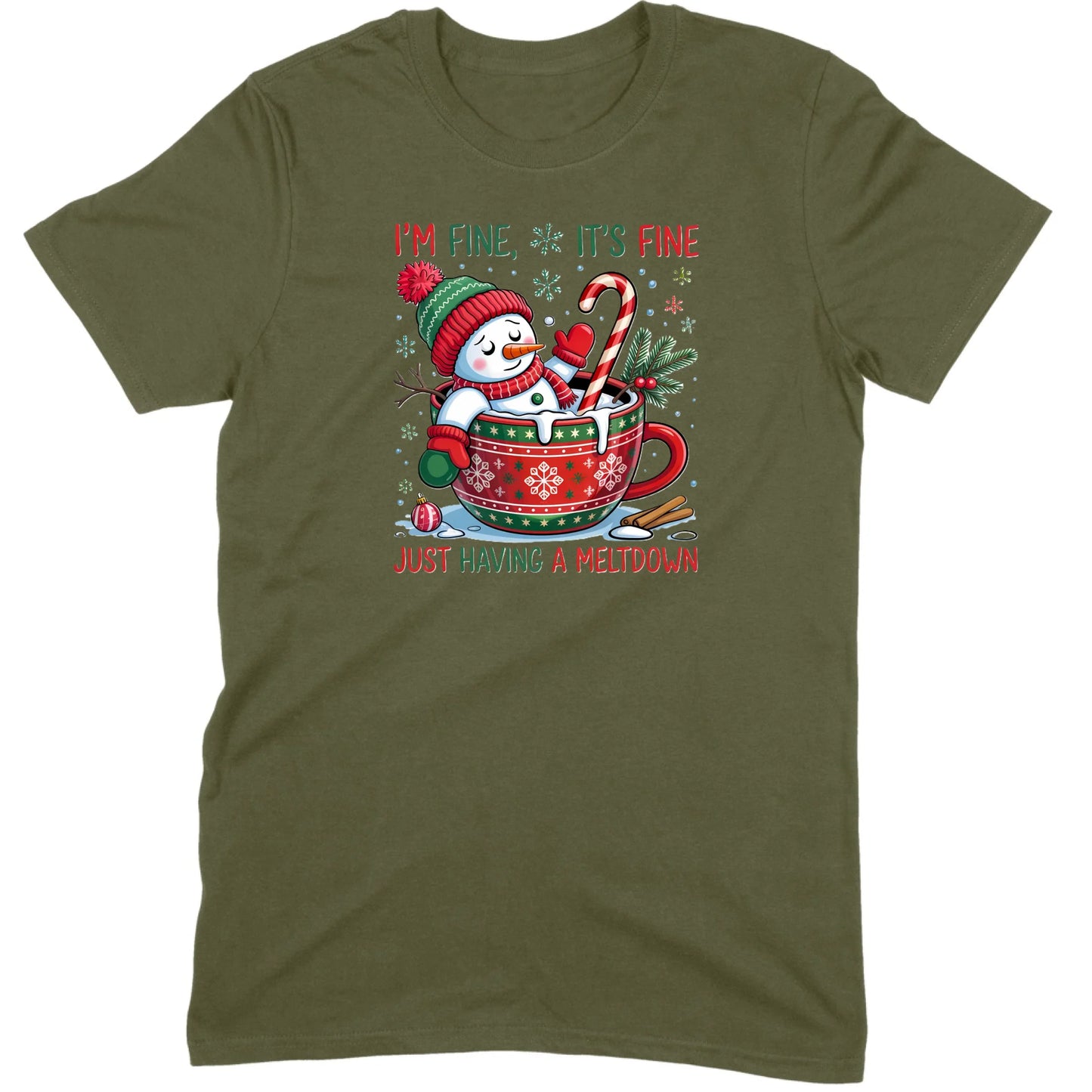 Snowman Meltdown Tee
