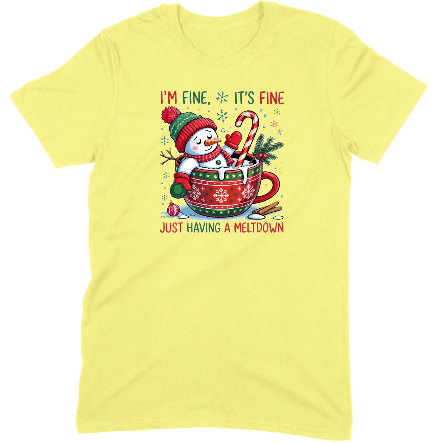 Snowman Meltdown Tee