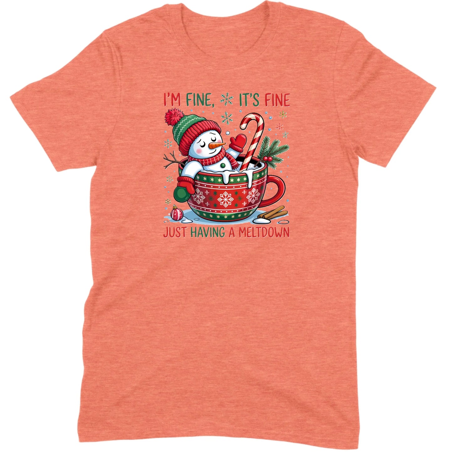 Snowman Meltdown Tee