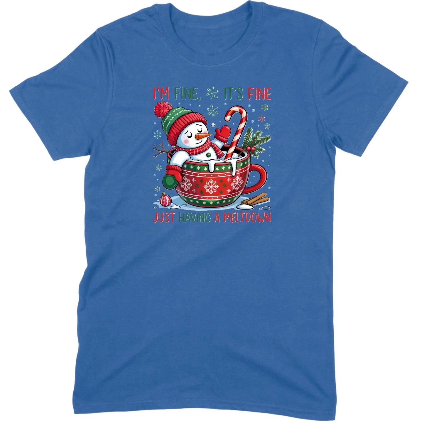 Snowman Meltdown Tee