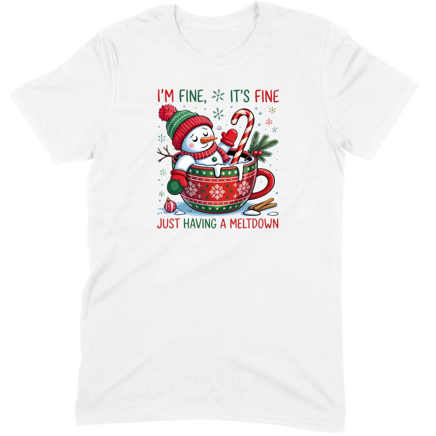 Snowman Meltdown Tee