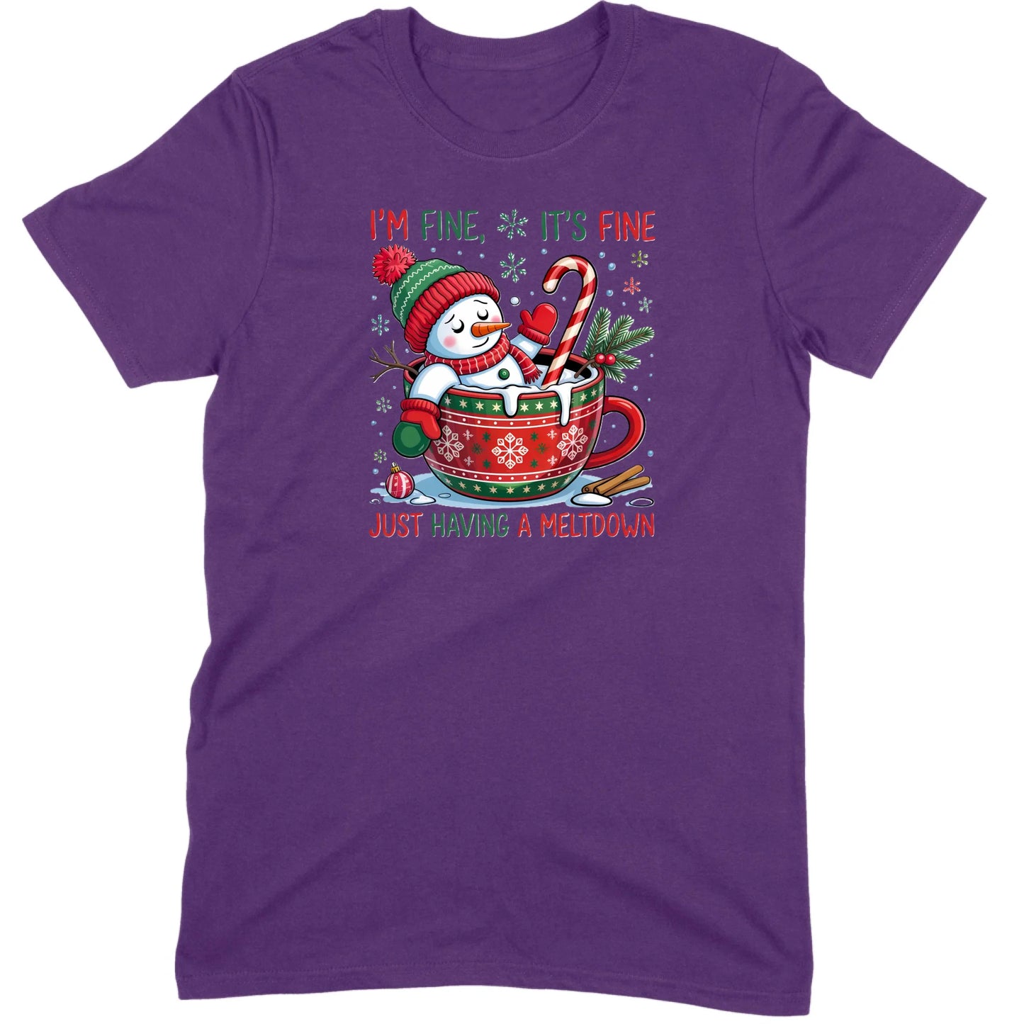 Snowman Meltdown Tee