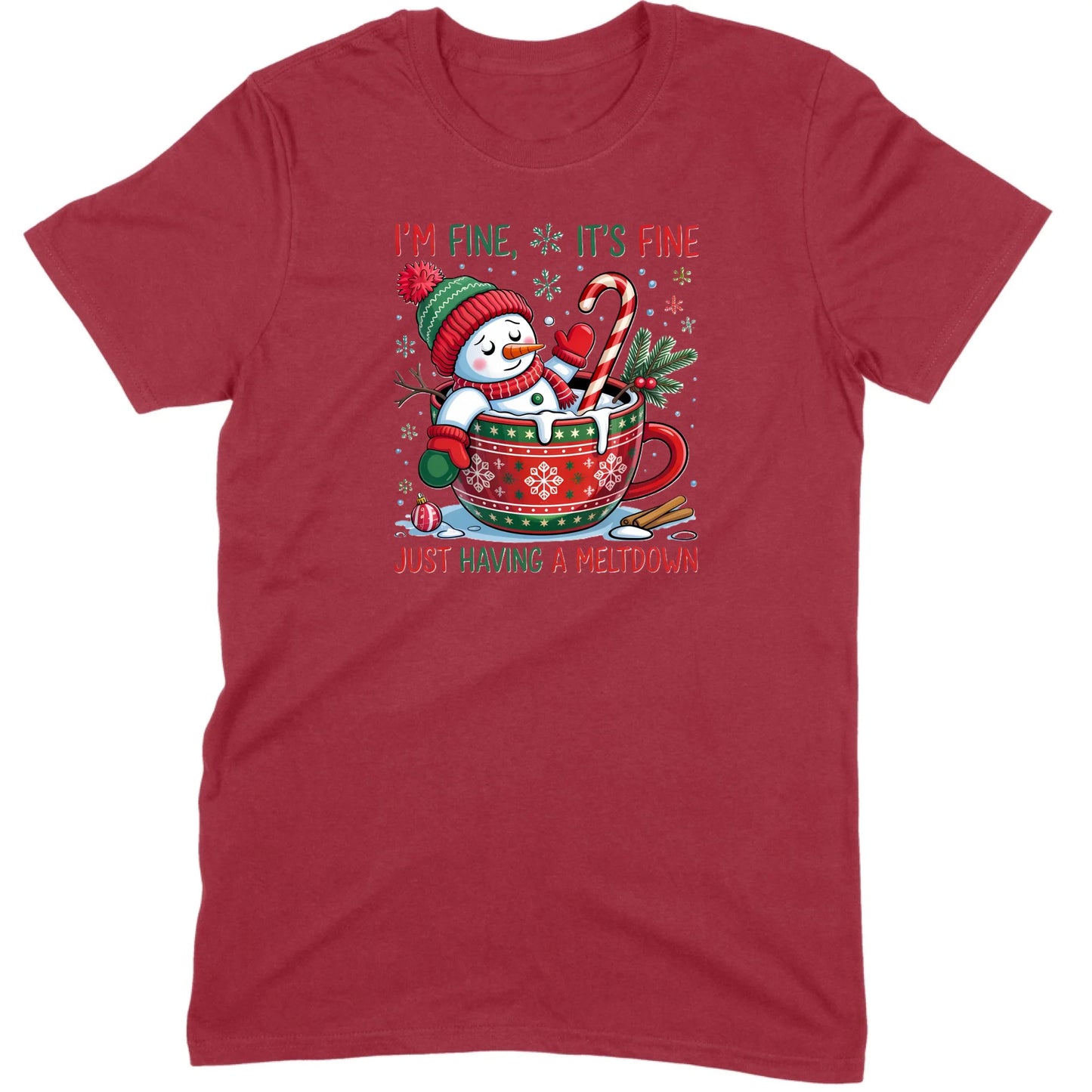 Snowman Meltdown Tee