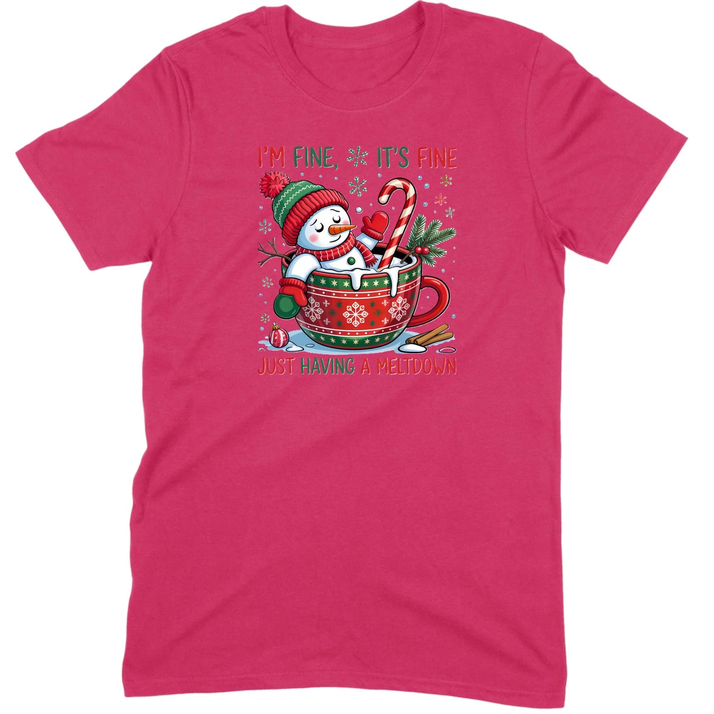 Snowman Meltdown Tee