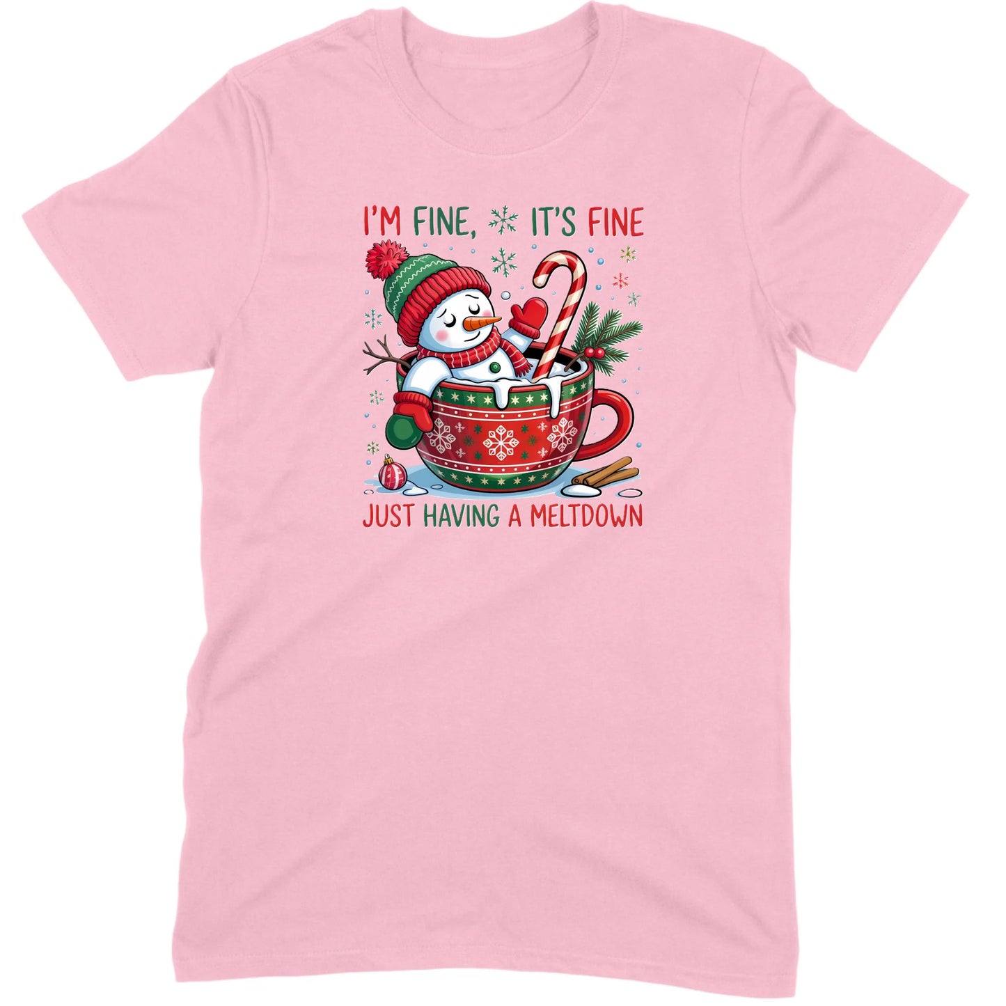 Snowman Meltdown Tee