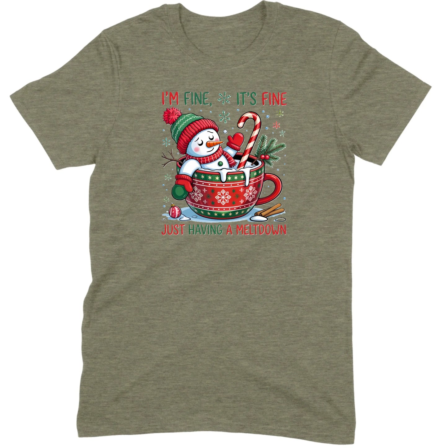 Snowman Meltdown Tee