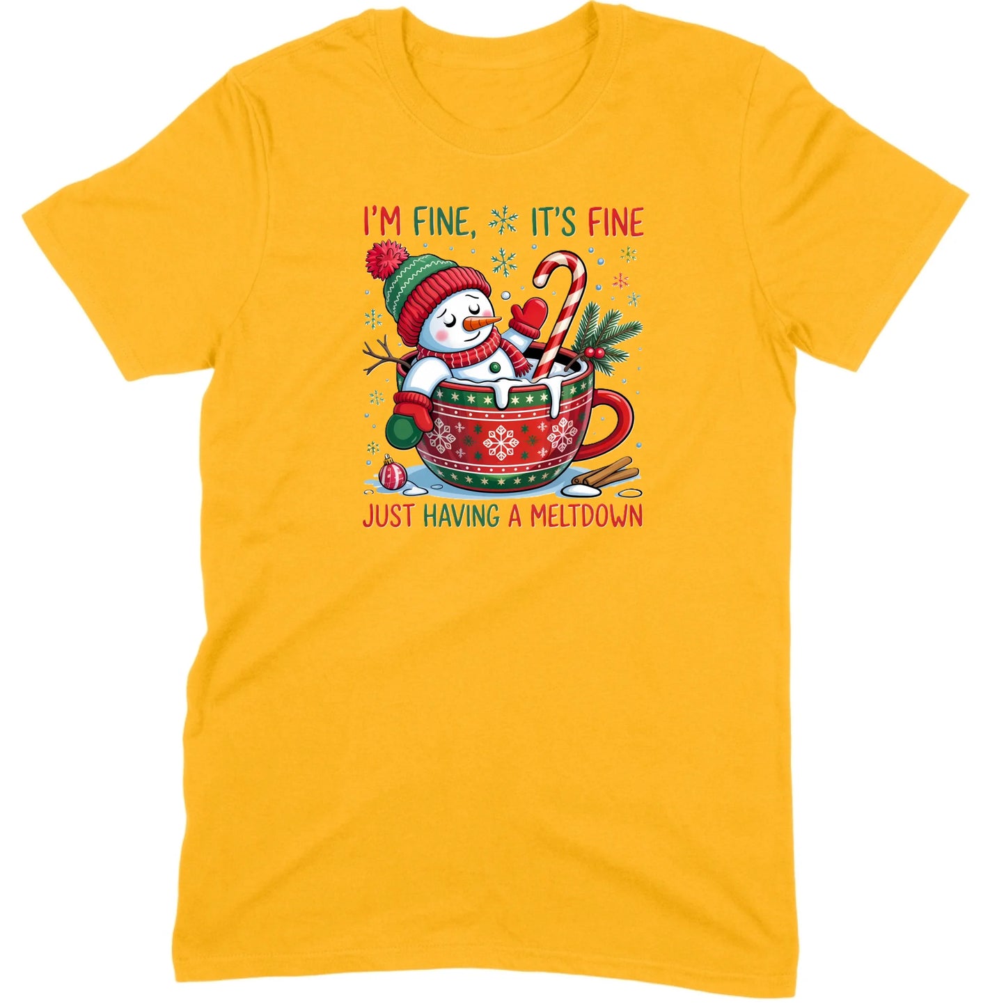 Snowman Meltdown Tee