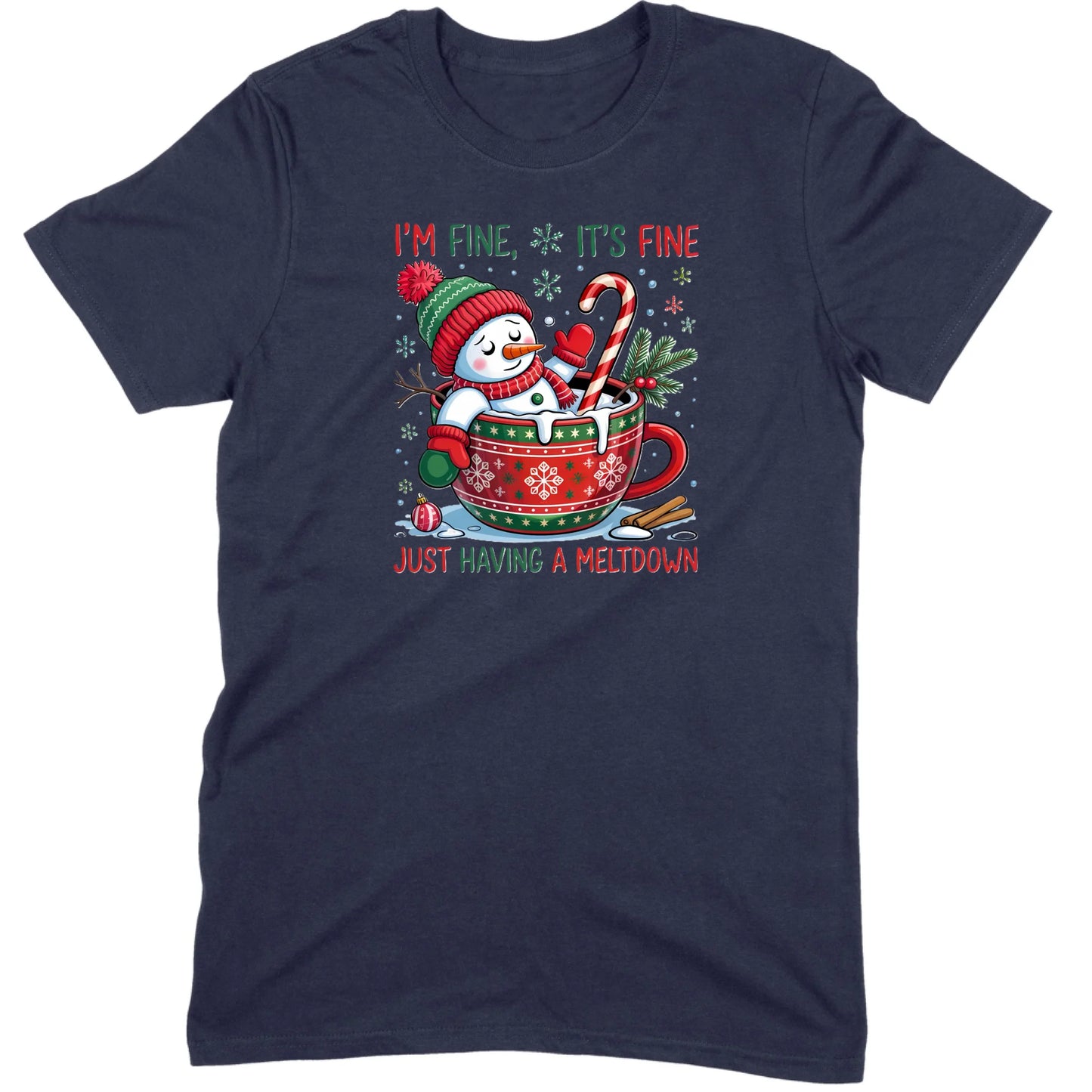 Snowman Meltdown Tee