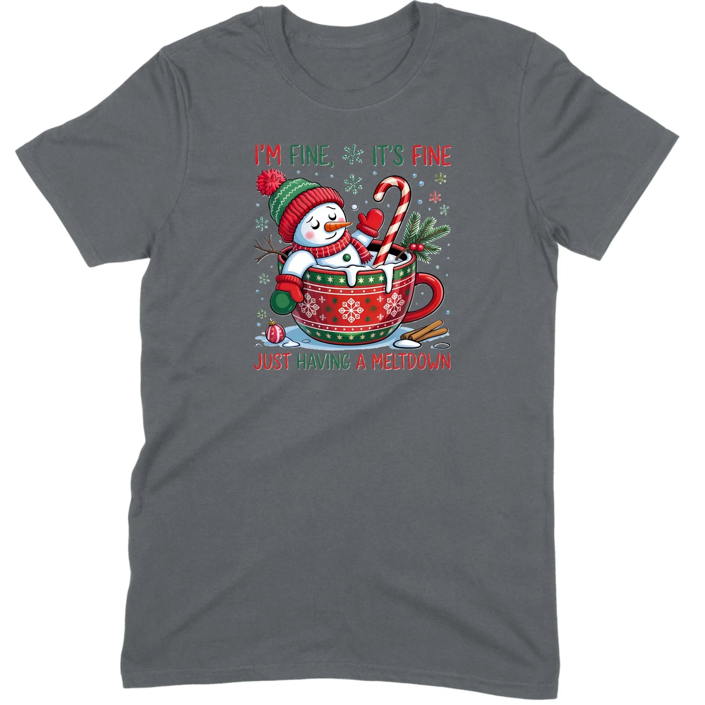 Snowman Meltdown Tee
