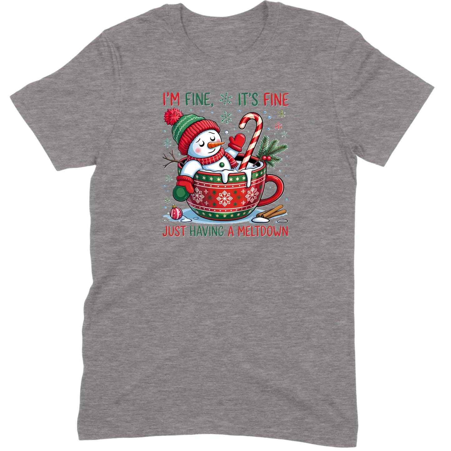 Snowman Meltdown Tee