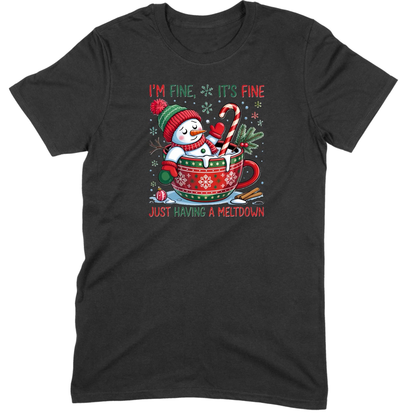 Snowman Meltdown Tee