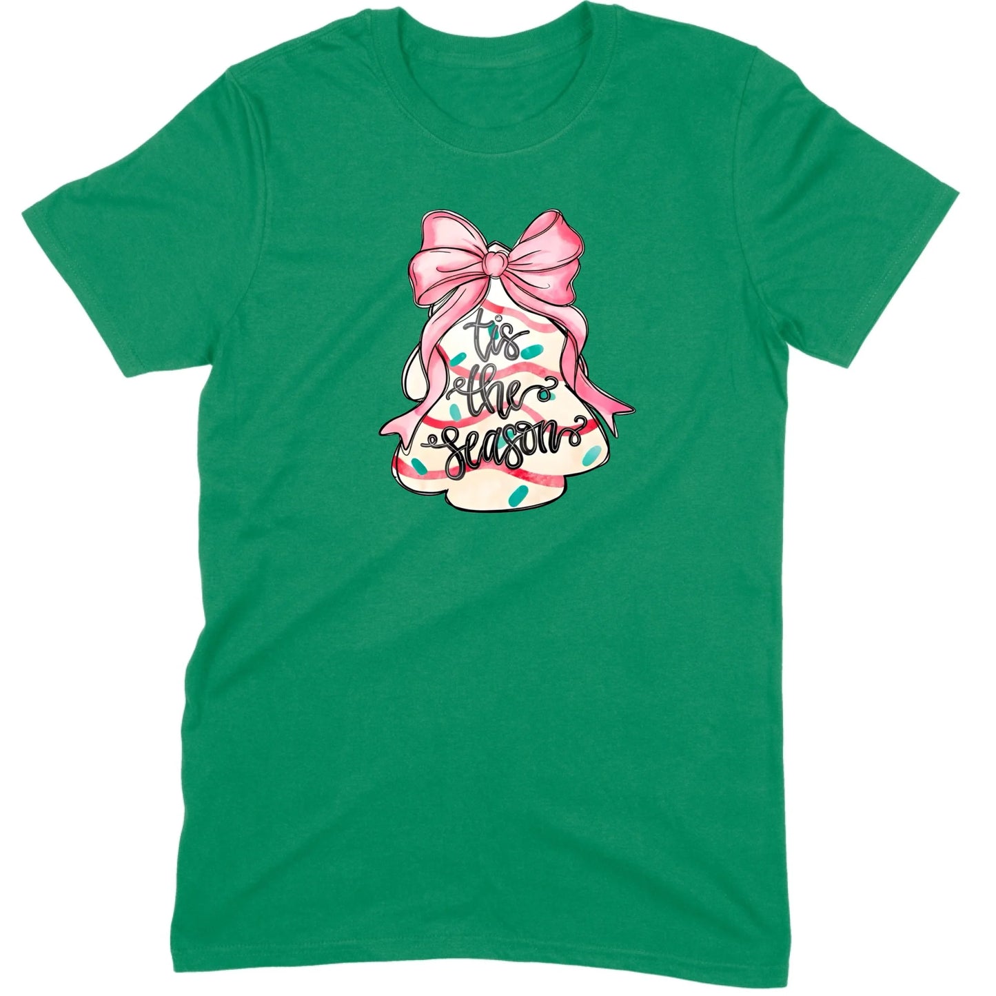 ’Tis The Season Bow Tree Tee