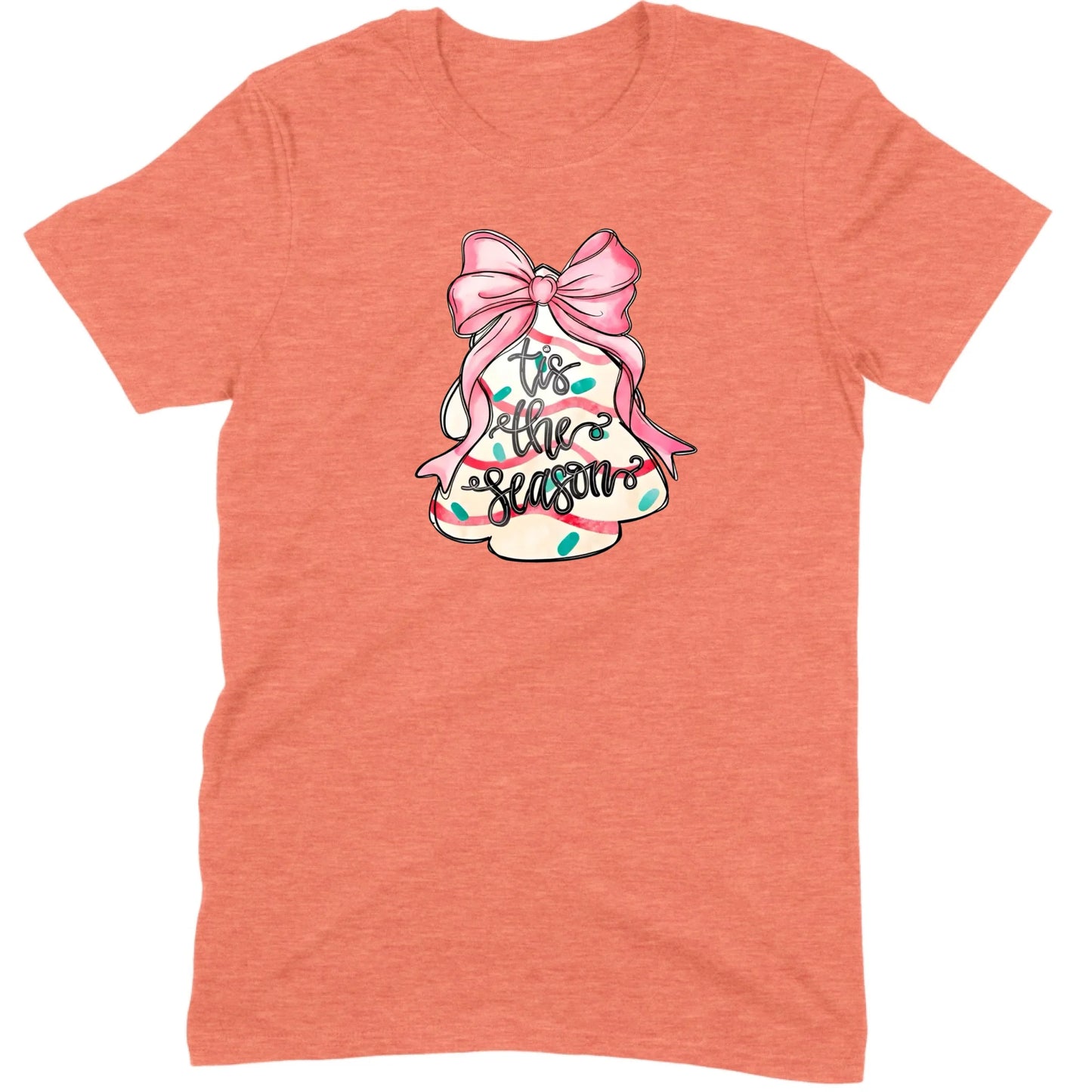 ’Tis The Season Bow Tree Tee