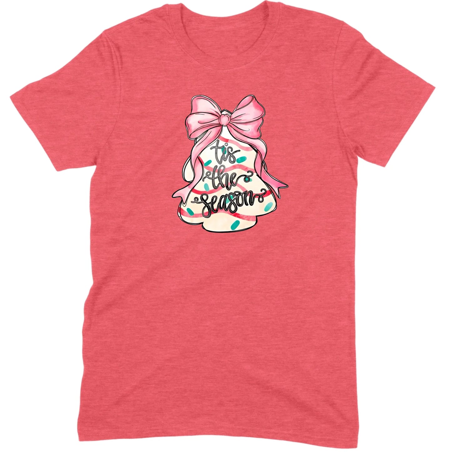 ’Tis The Season Bow Tree Tee