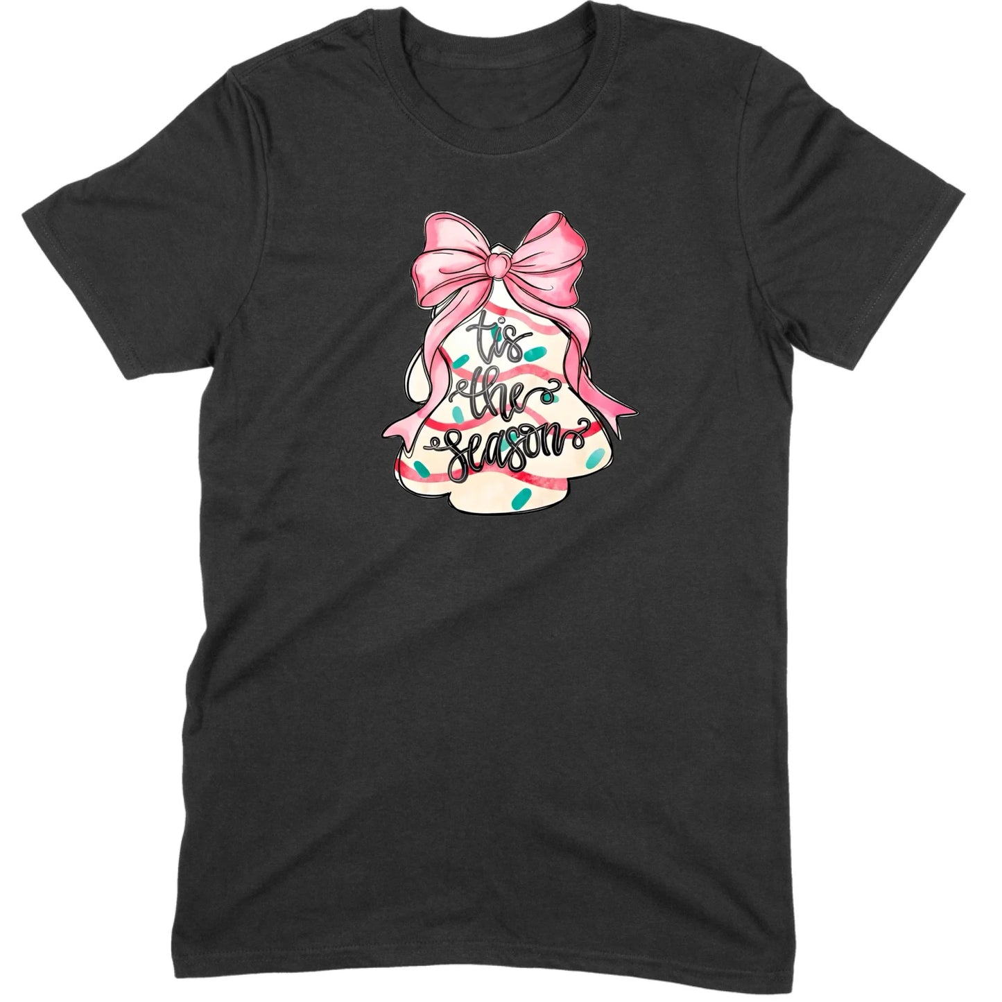’Tis The Season Bow Tree Tee