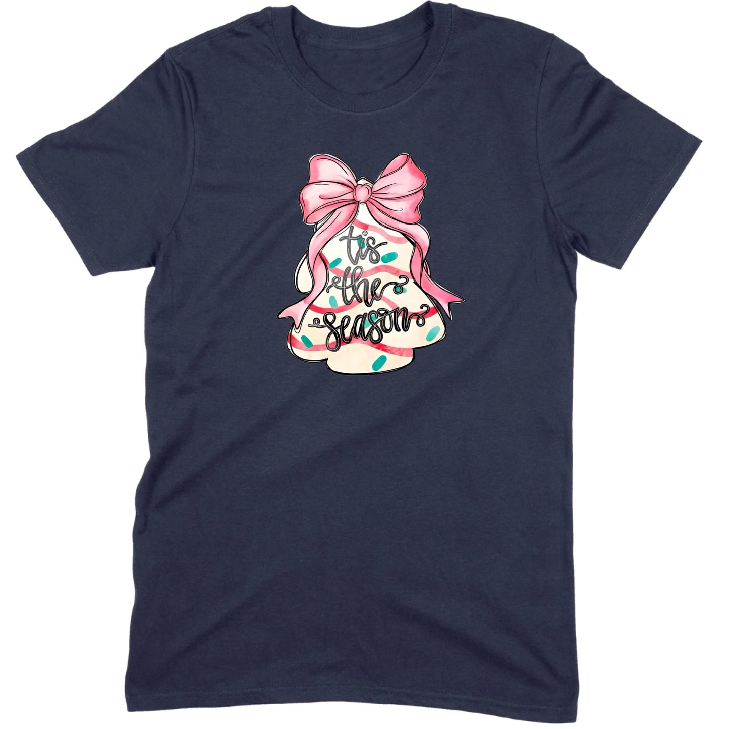 ’Tis The Season Bow Tree Tee