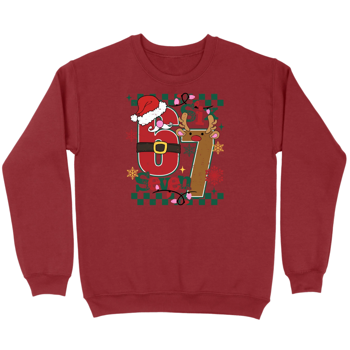 67 Santa & Reindeer Sweatshirt
