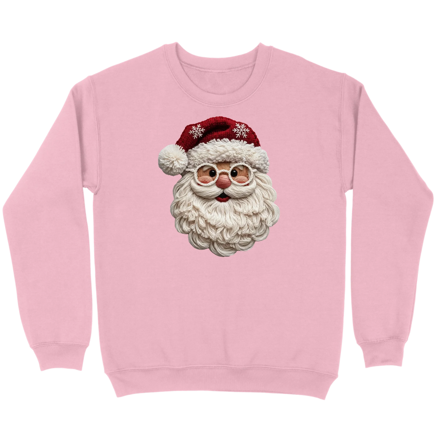 Cozy Crochet Santa Sweatshirt