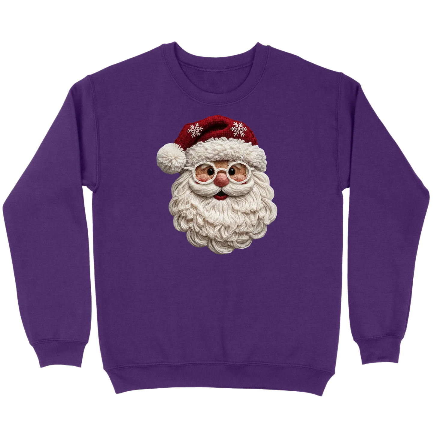 Cozy Crochet Santa Sweatshirt