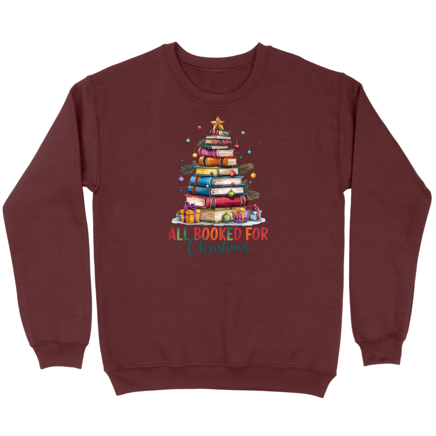 All Booked for Christmas Sweatshirt