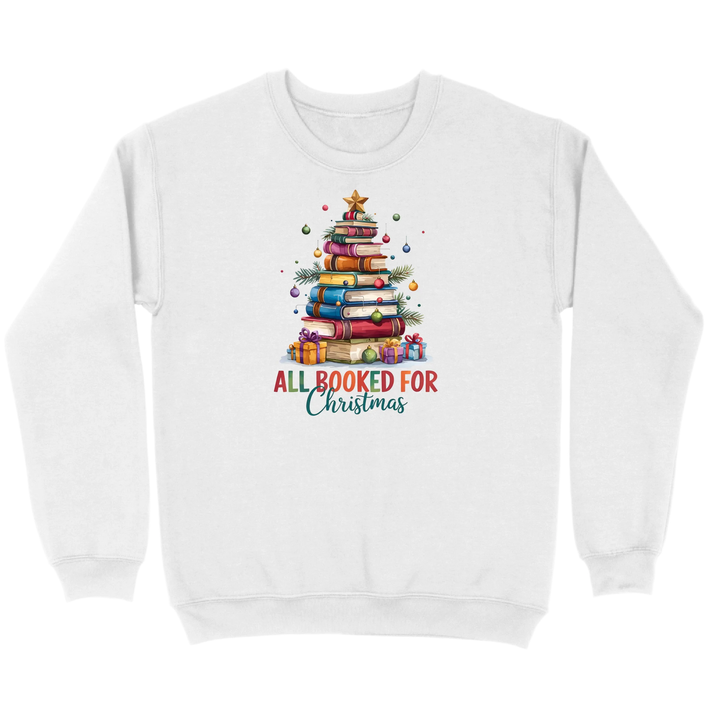 All Booked for Christmas Sweatshirt