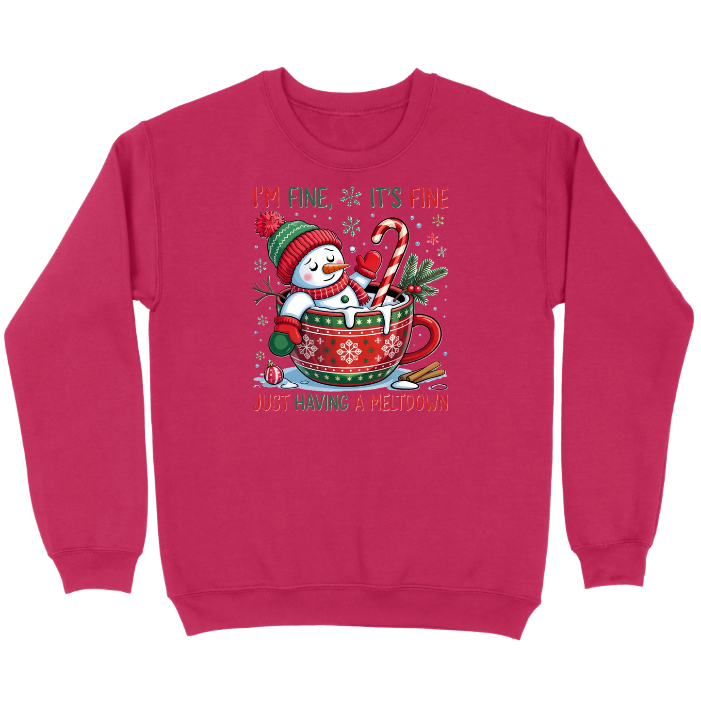 Snowman Meltdown Sweatshirt