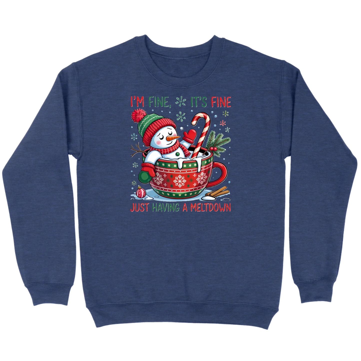 Snowman Meltdown Sweatshirt