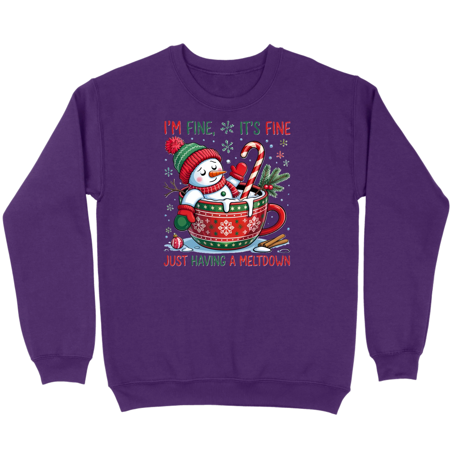 Snowman Meltdown Sweatshirt