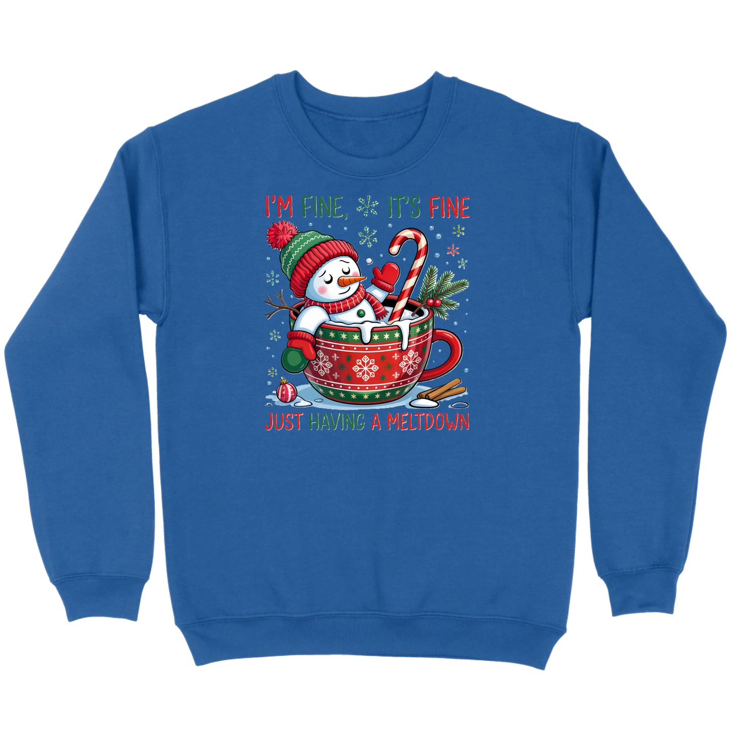 Snowman Meltdown Sweatshirt