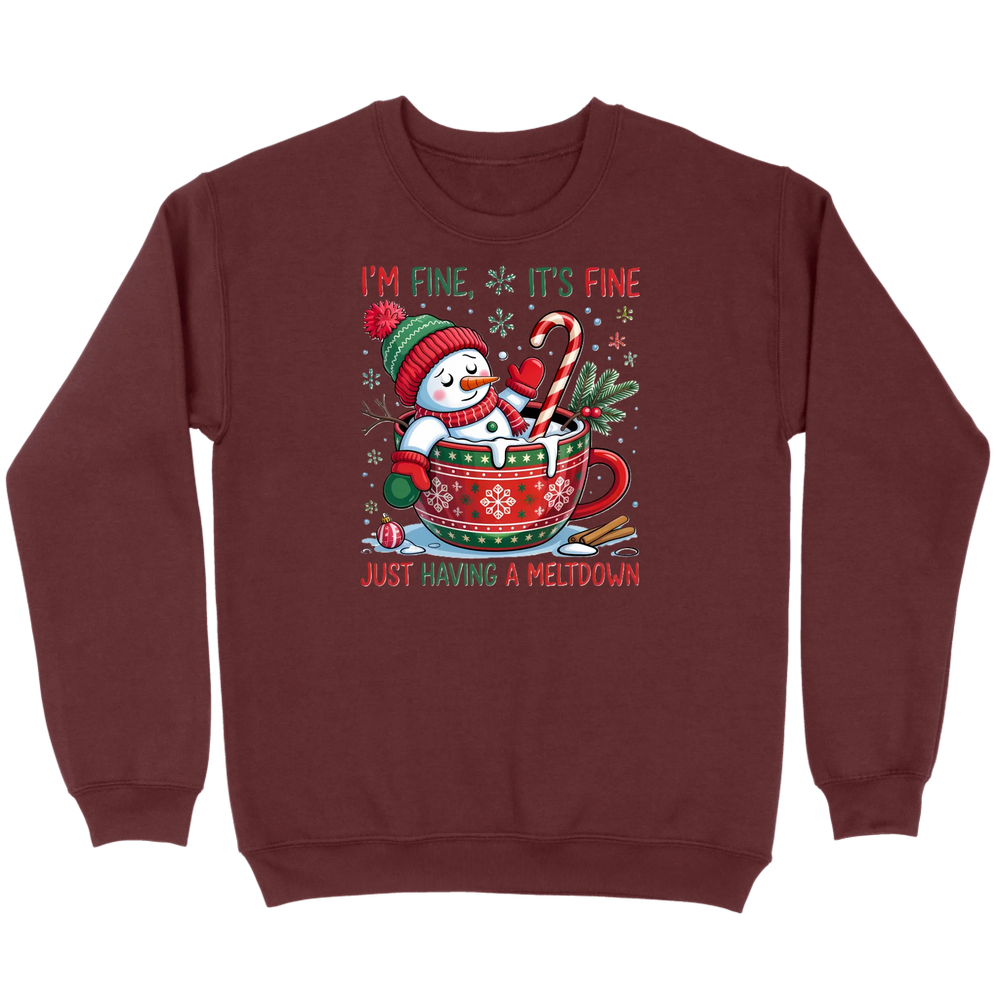 Snowman Meltdown Sweatshirt