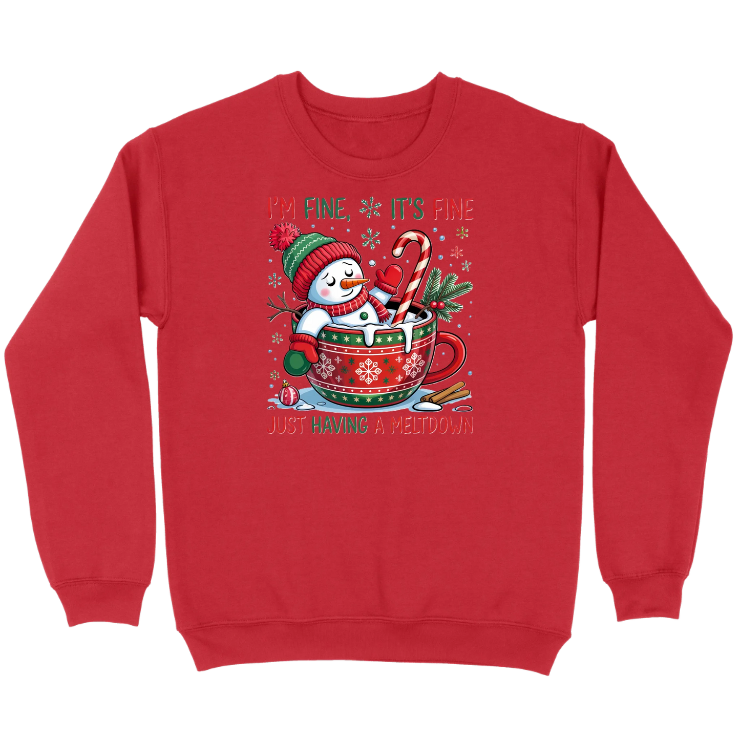 Snowman Meltdown Sweatshirt