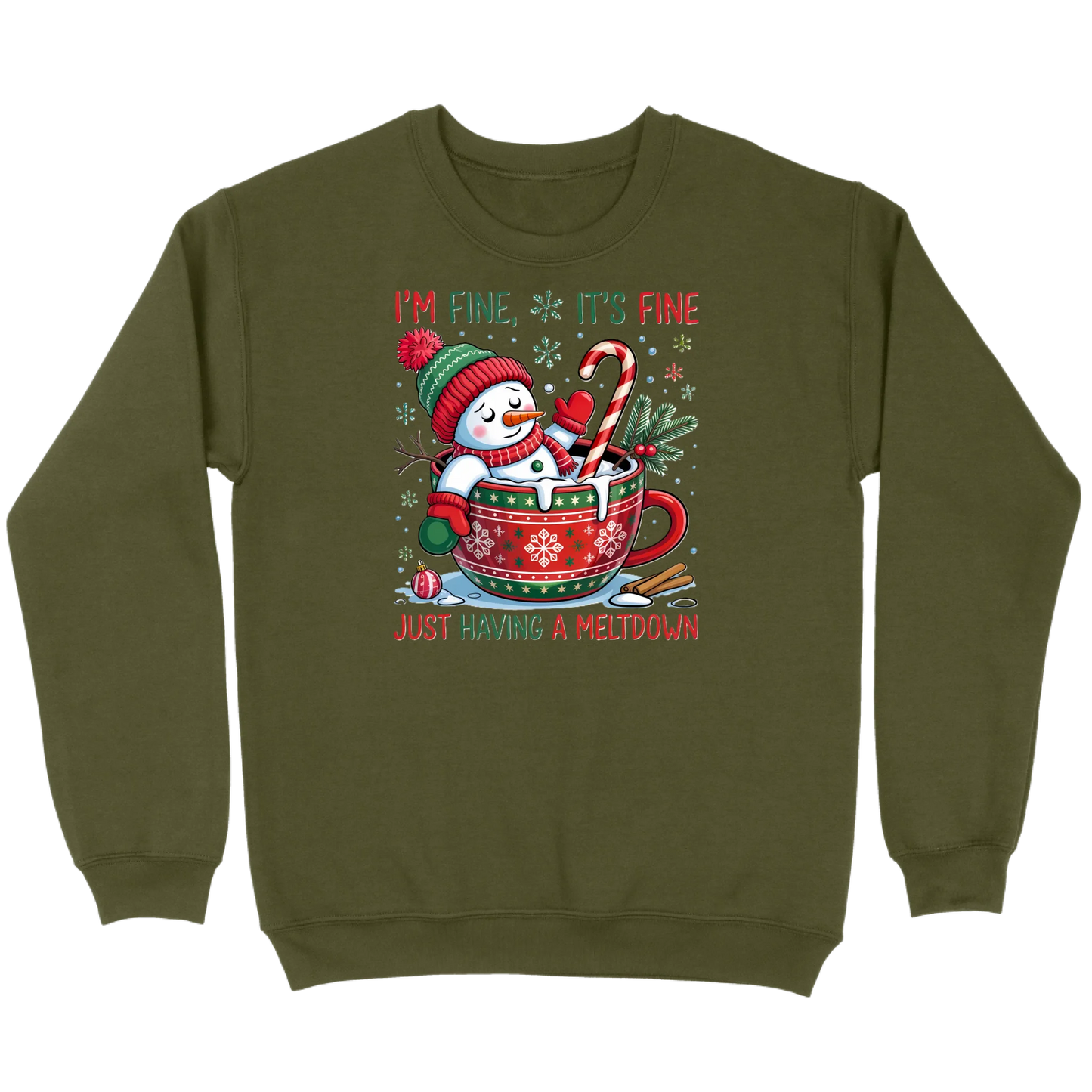 Snowman Meltdown Sweatshirt