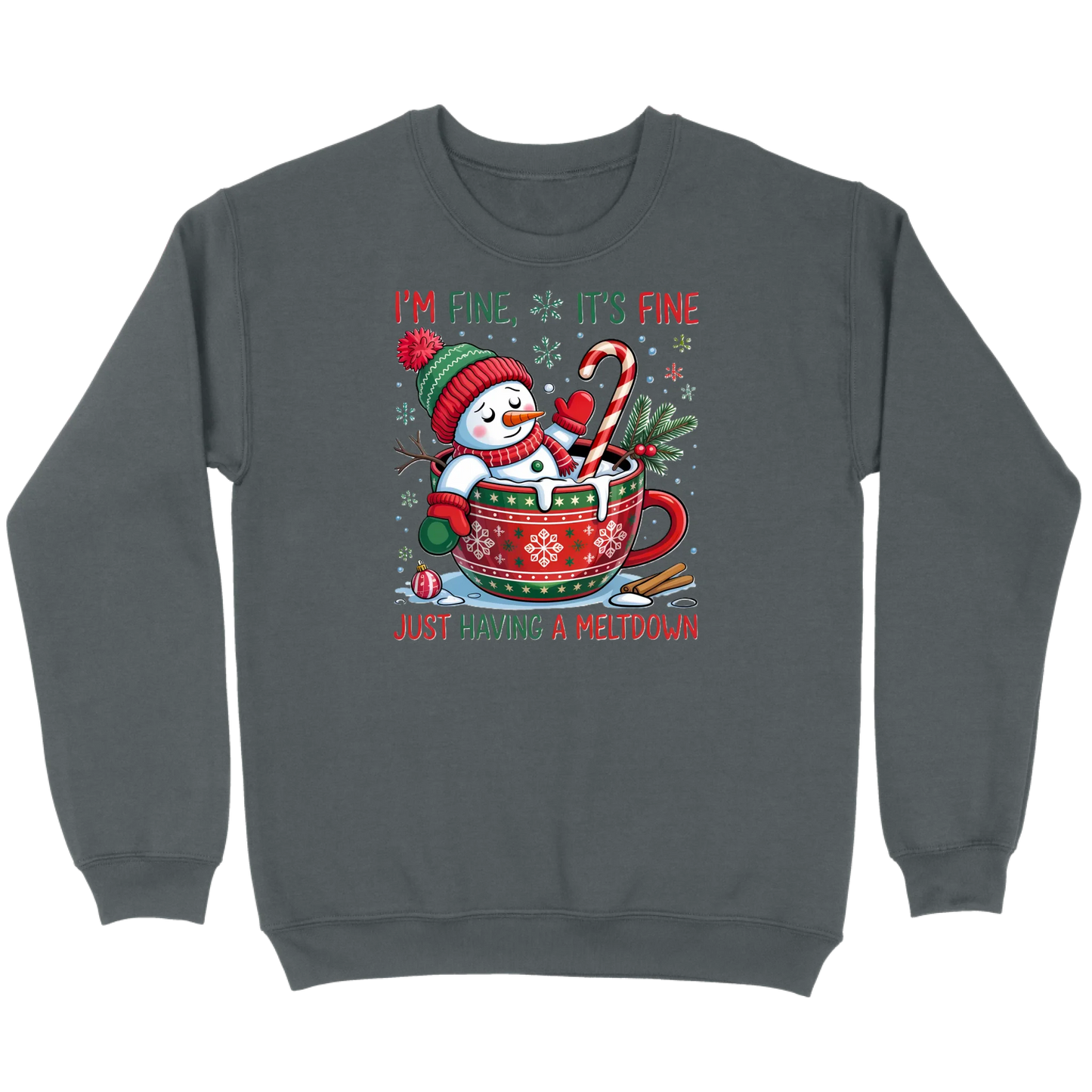 Snowman Meltdown Sweatshirt