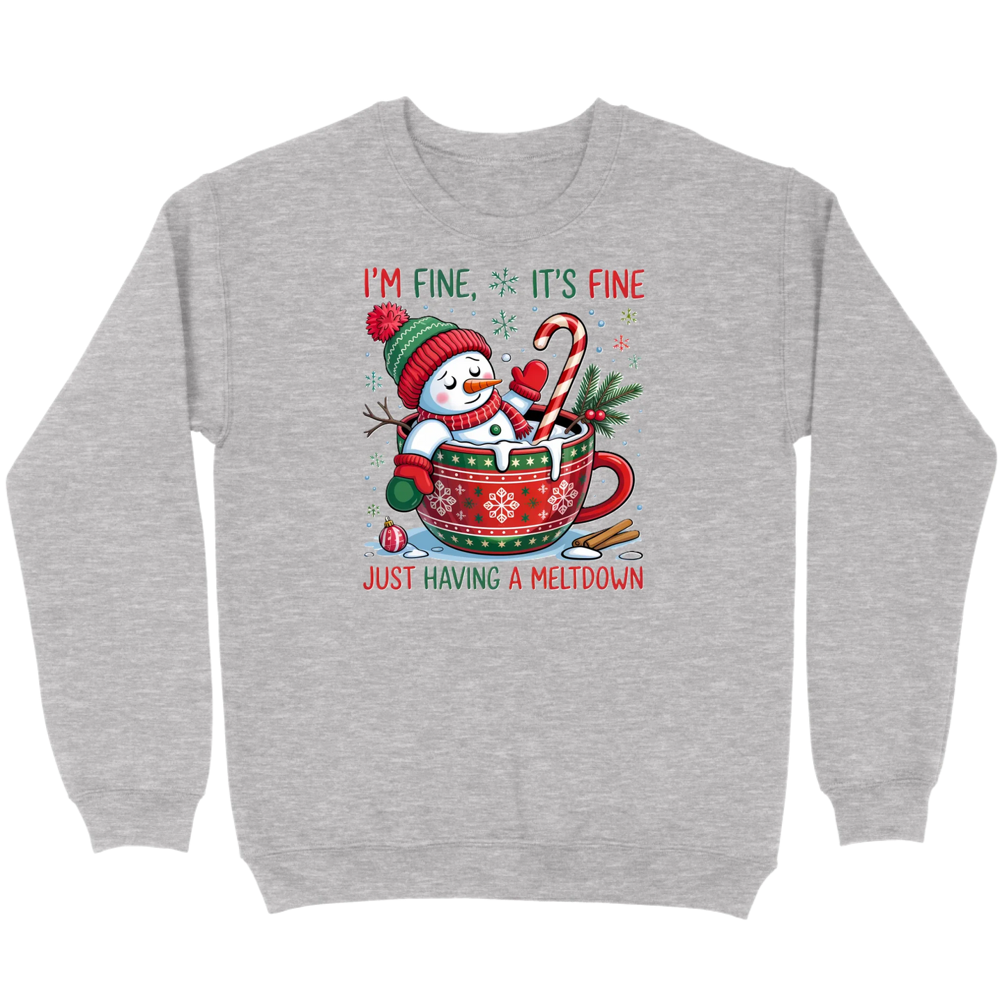 Snowman Meltdown Sweatshirt