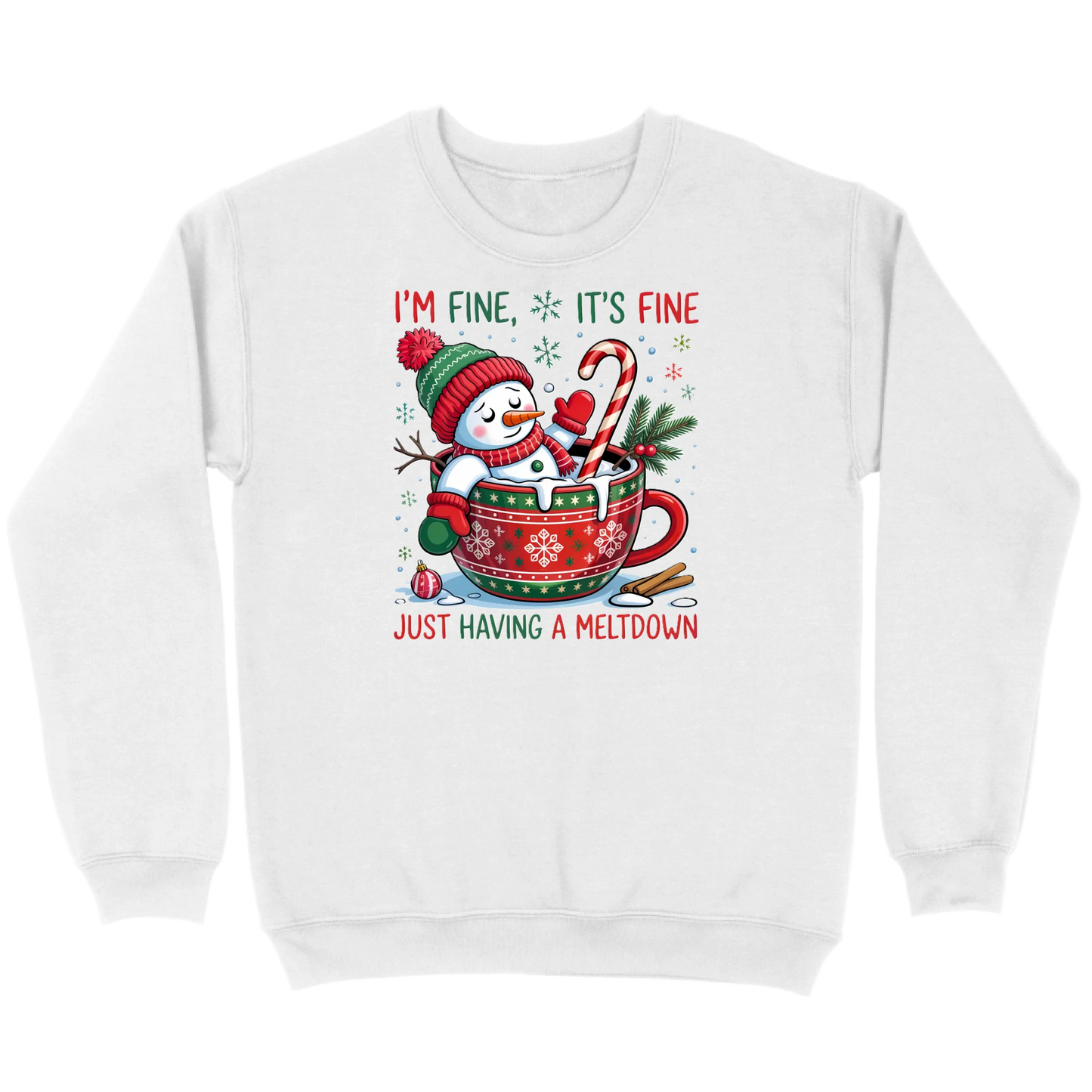 Snowman Meltdown Sweatshirt