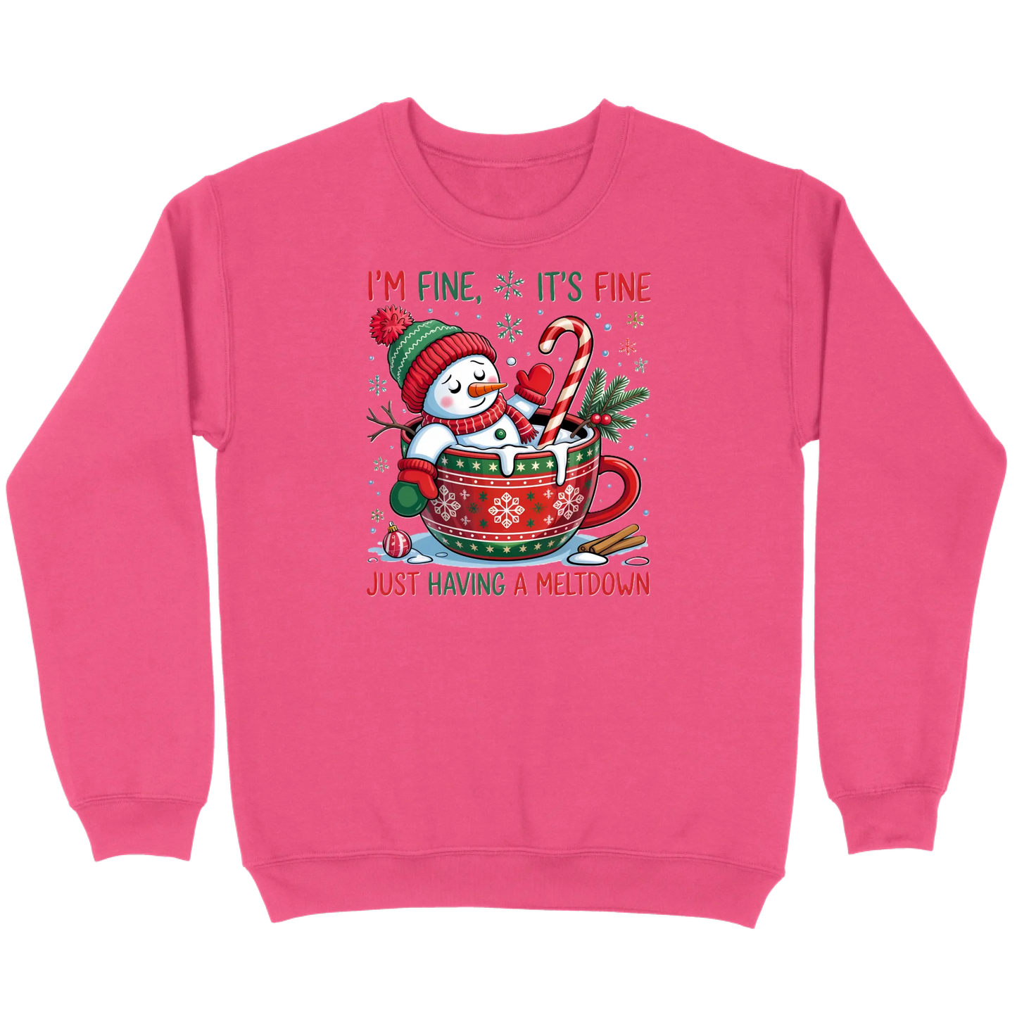 Snowman Meltdown Sweatshirt