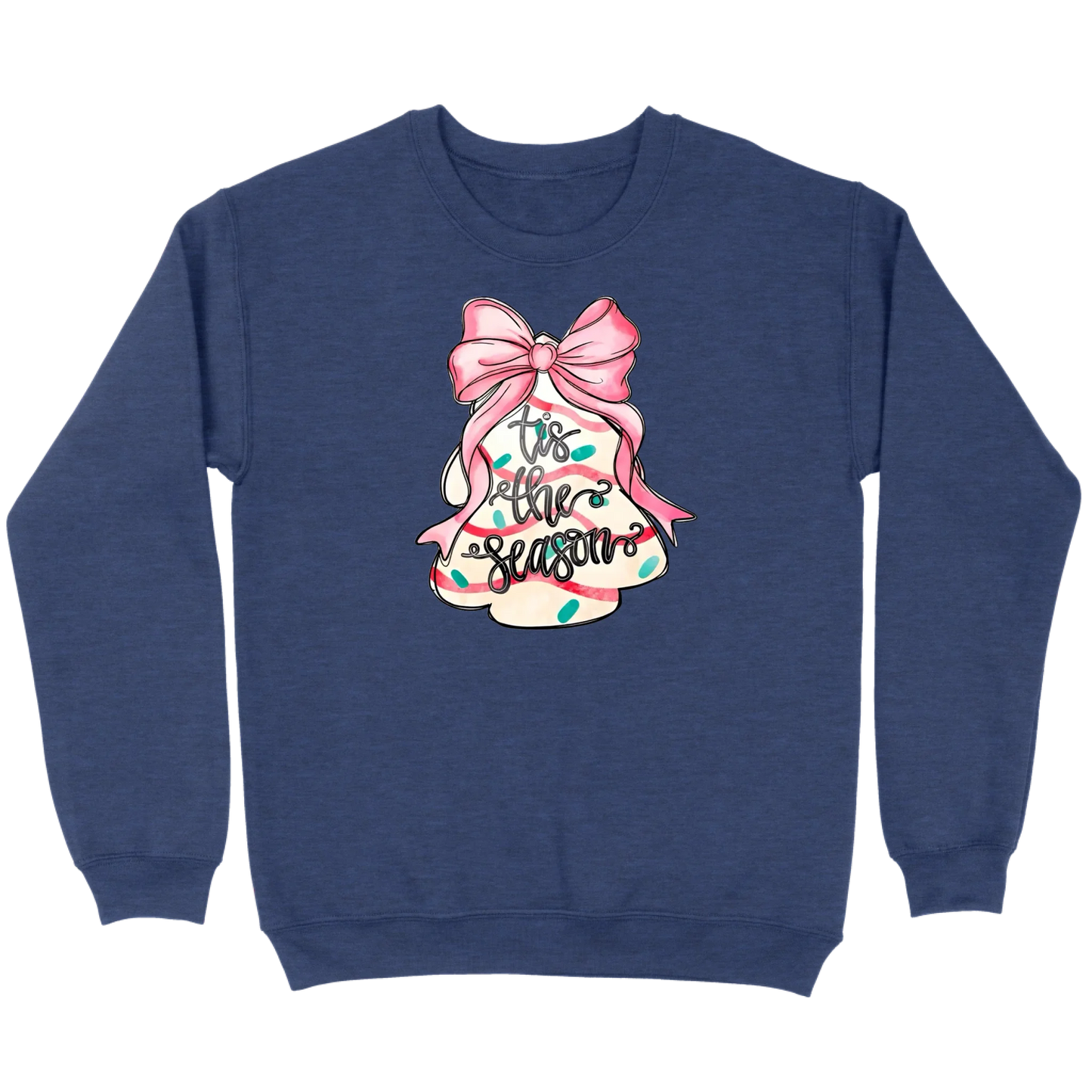 ’Tis The Season Bow Tree Sweatshirt