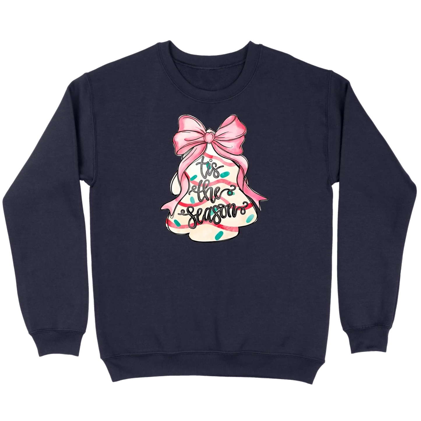 ’Tis The Season Bow Tree Sweatshirt