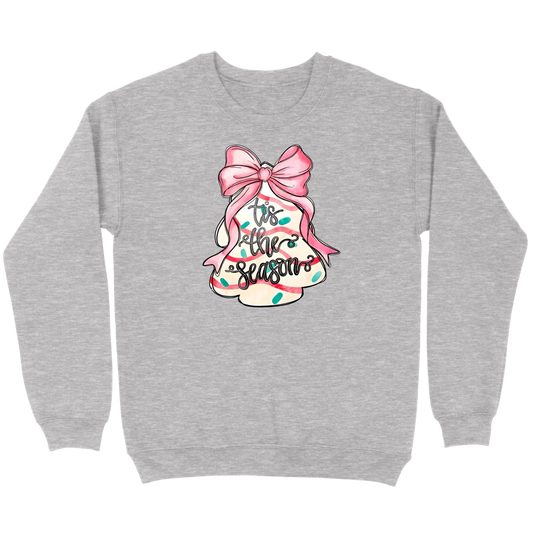 ’Tis The Season Bow Tree Sweatshirt