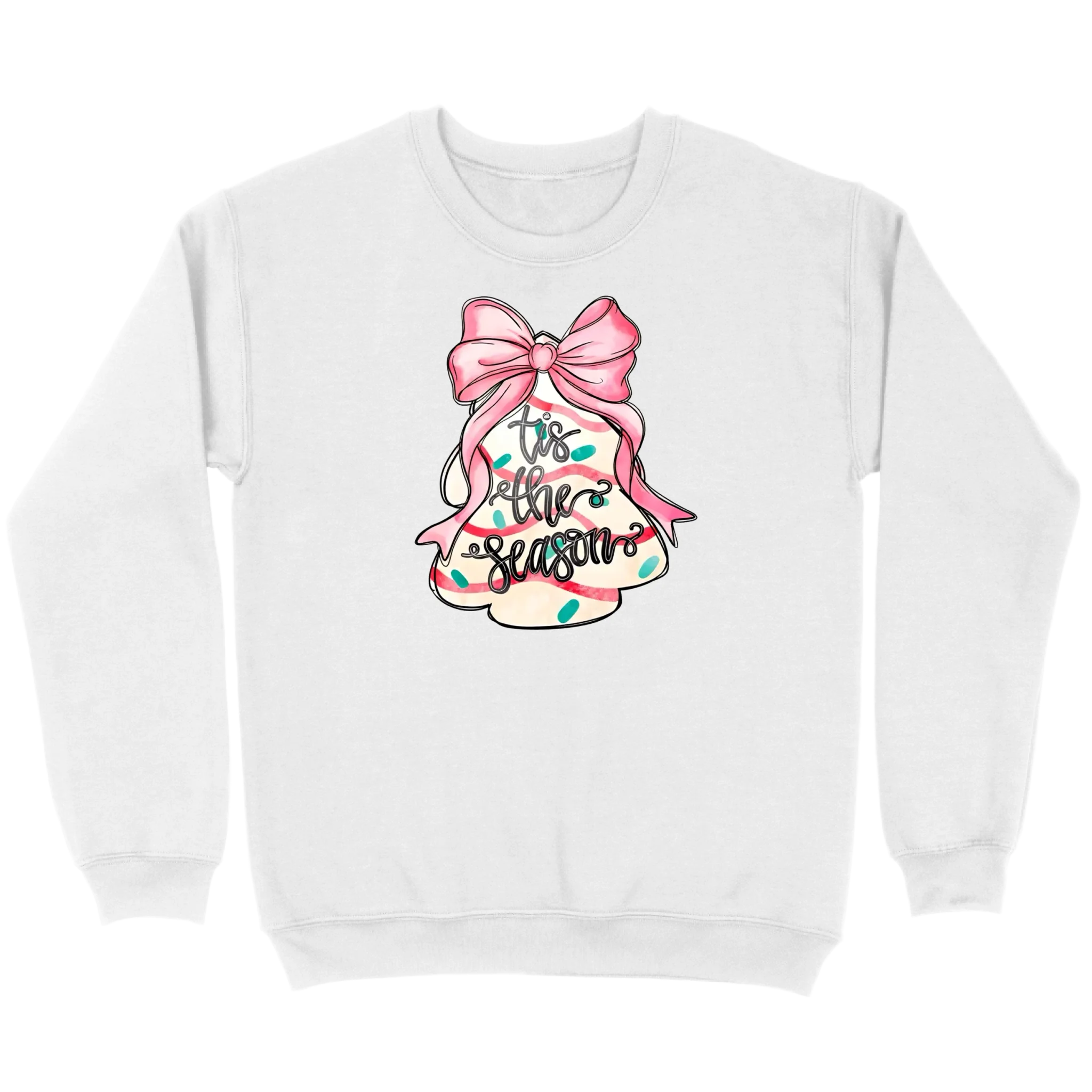 ’Tis The Season Bow Tree Sweatshirt