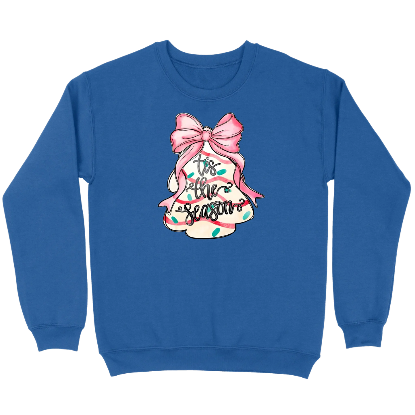 ’Tis The Season Bow Tree Sweatshirt