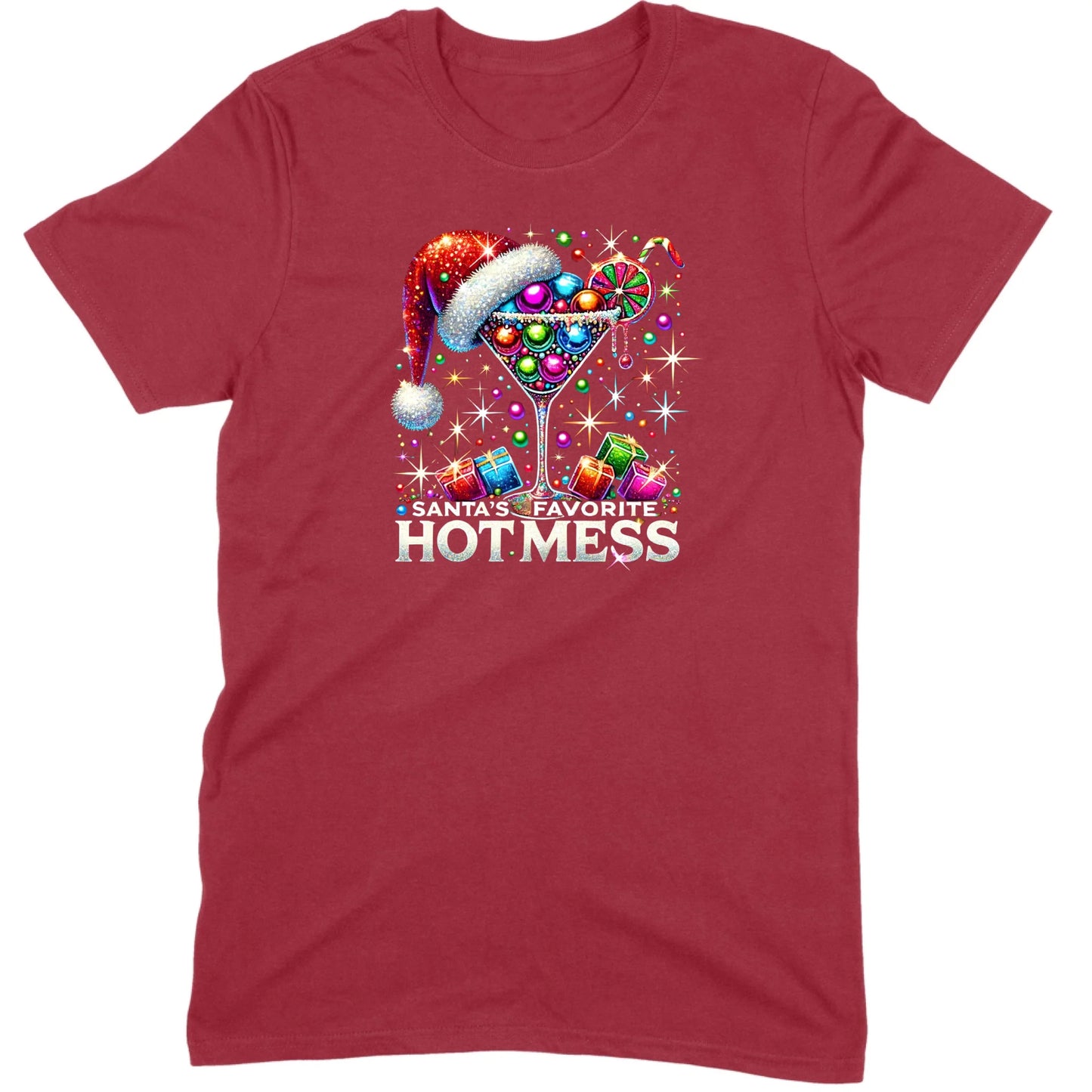 Santa’s Favorite Hot Mess Cocktail Tee