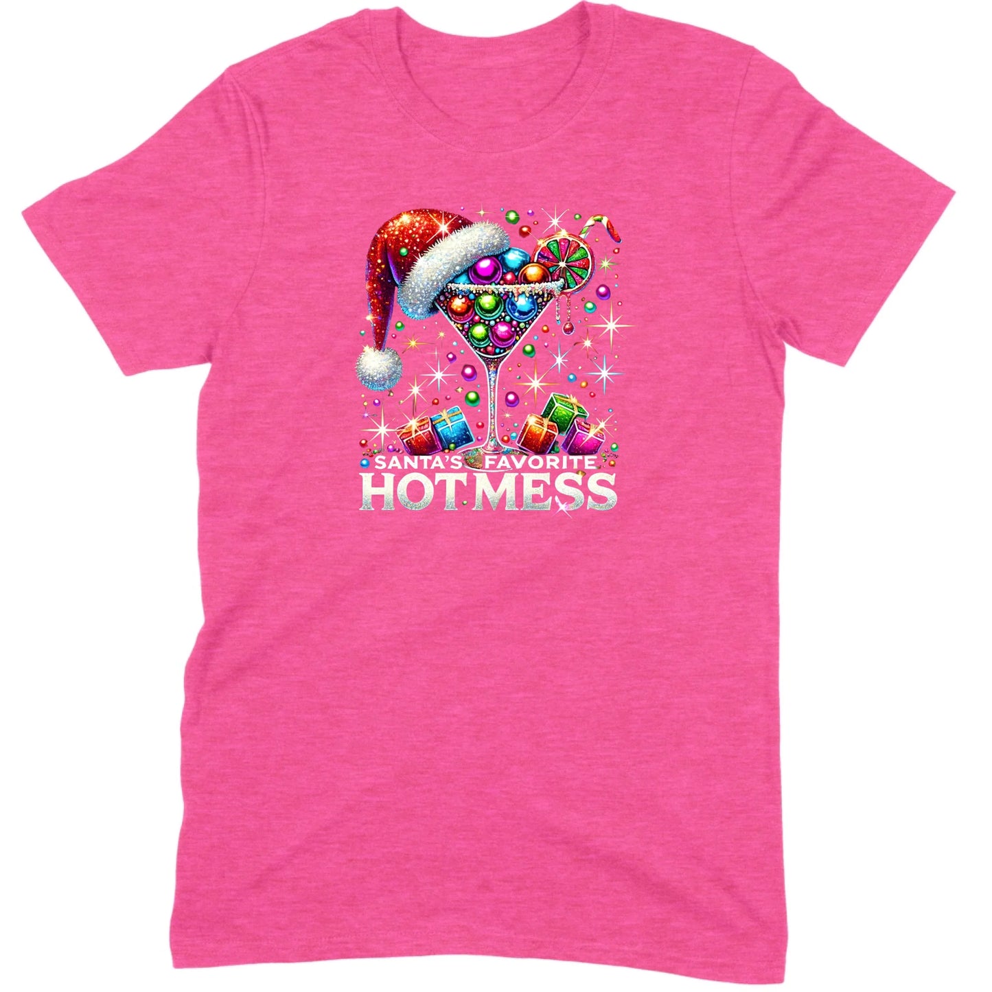 Santa’s Favorite Hot Mess Cocktail Tee