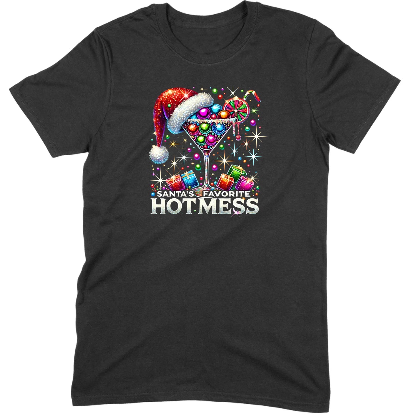 Santa’s Favorite Hot Mess Cocktail Tee