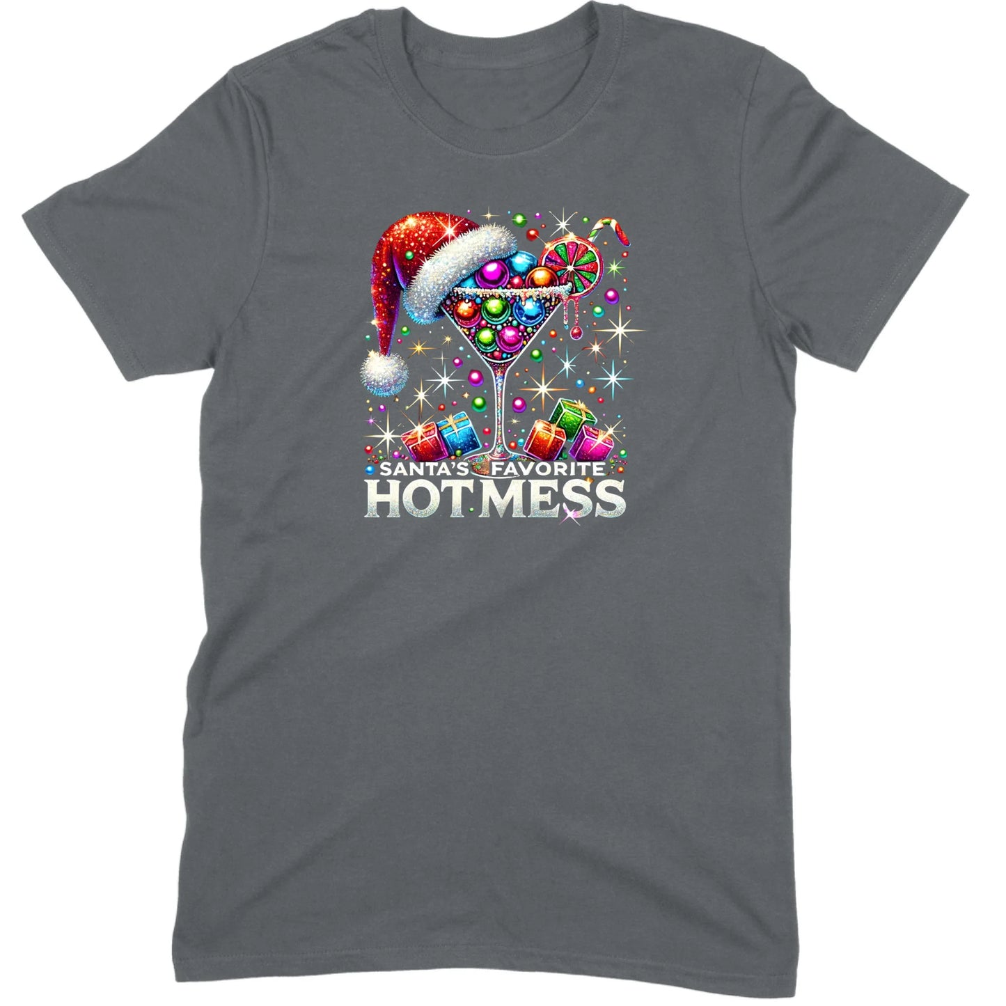 Santa’s Favorite Hot Mess Cocktail Tee