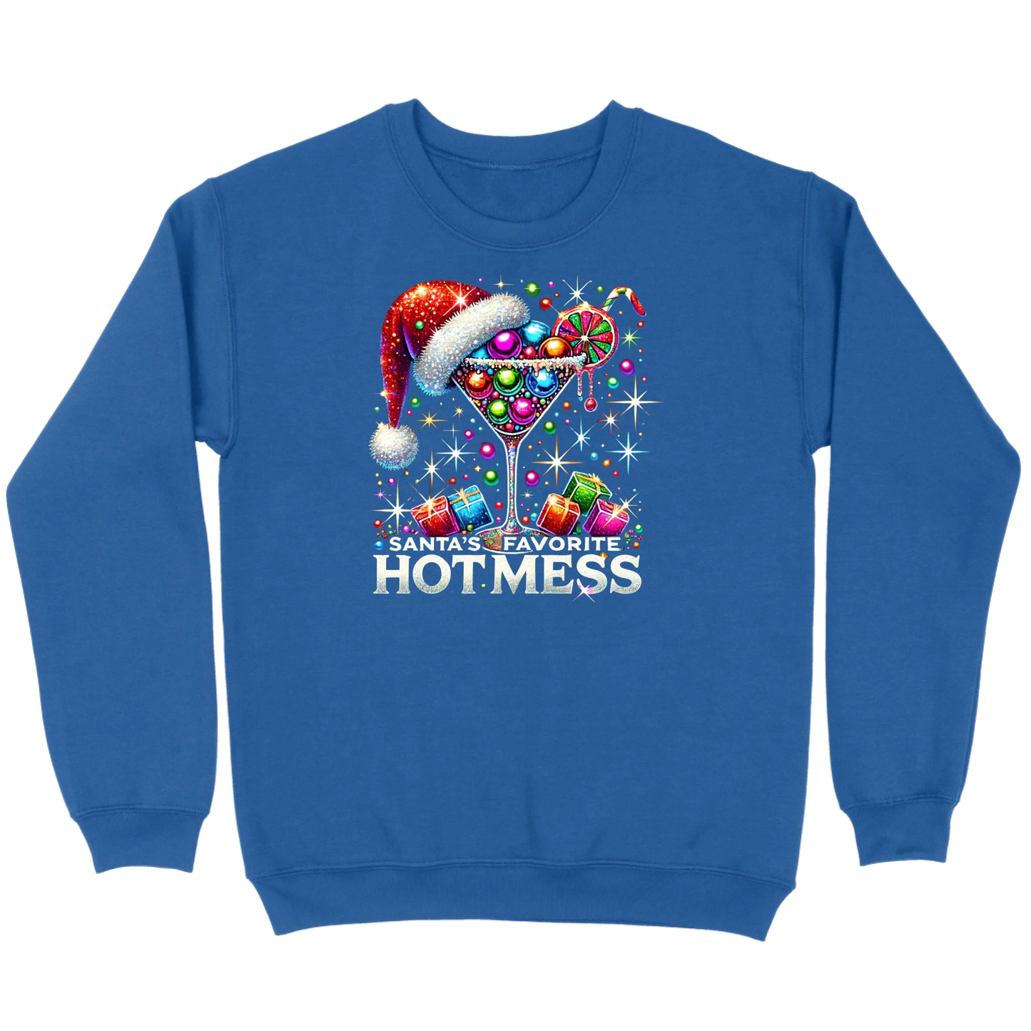 Santa’s Favorite Hot Mess Cocktail Sweatshirt