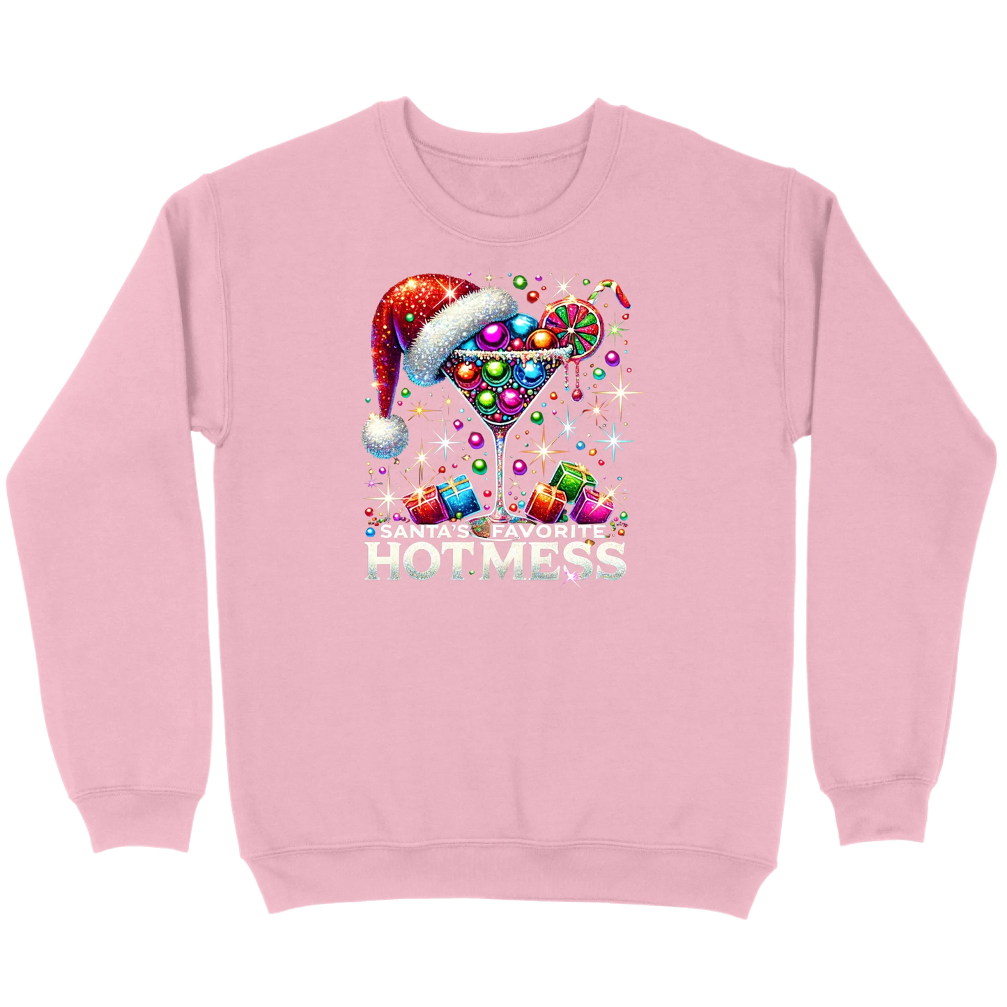 Santa’s Favorite Hot Mess Cocktail Sweatshirt