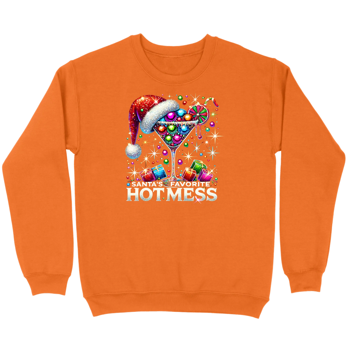 Santa’s Favorite Hot Mess Cocktail Sweatshirt