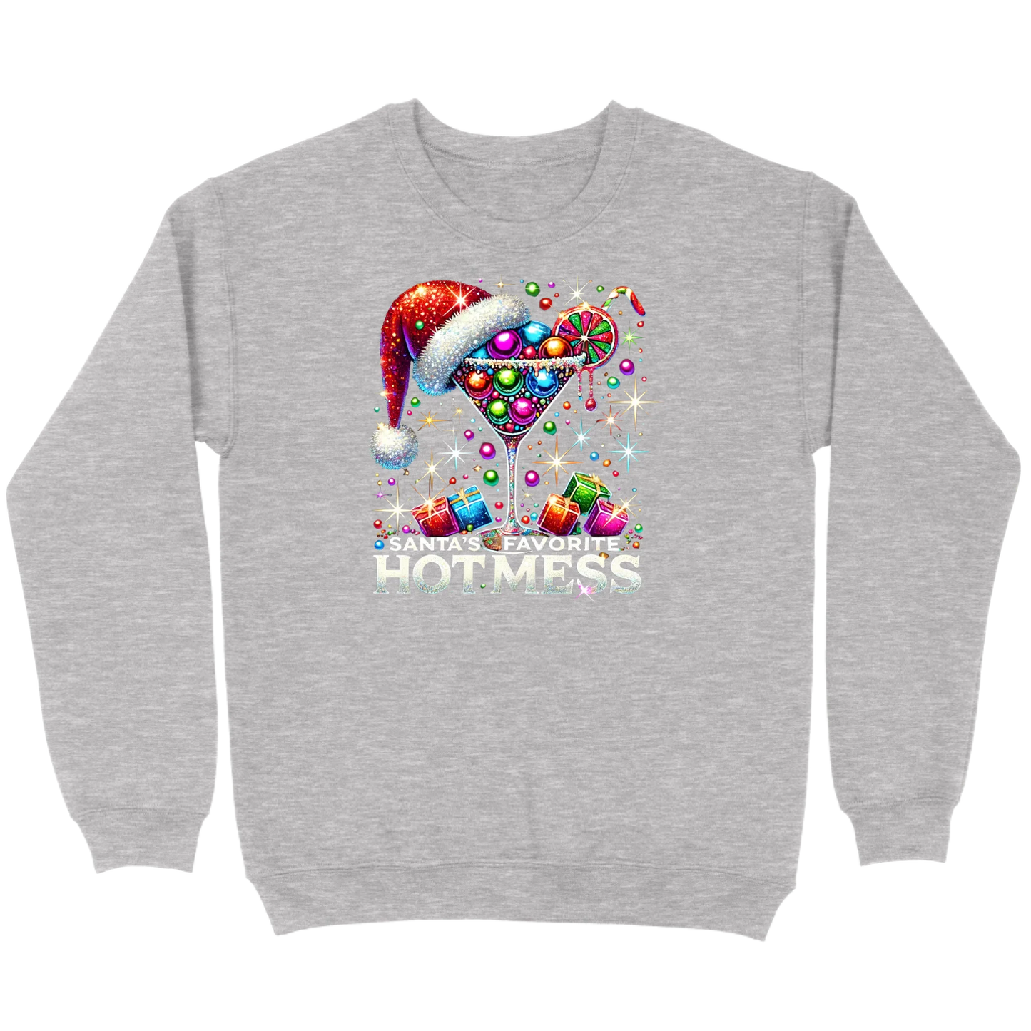 Santa’s Favorite Hot Mess Cocktail Sweatshirt
